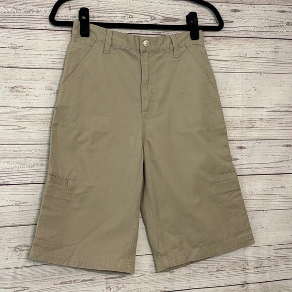 🦃 Crew Cuts Boys‎ Khaki Shorts Size 14 - Picture 2 of 6